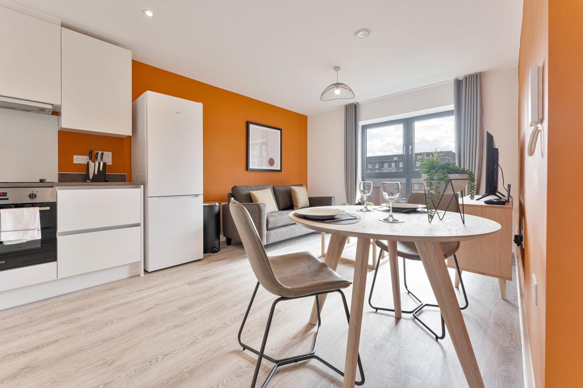 Stayzeni, Hardwick House Derby Modern 1 Bed Flat エクステリア 写真