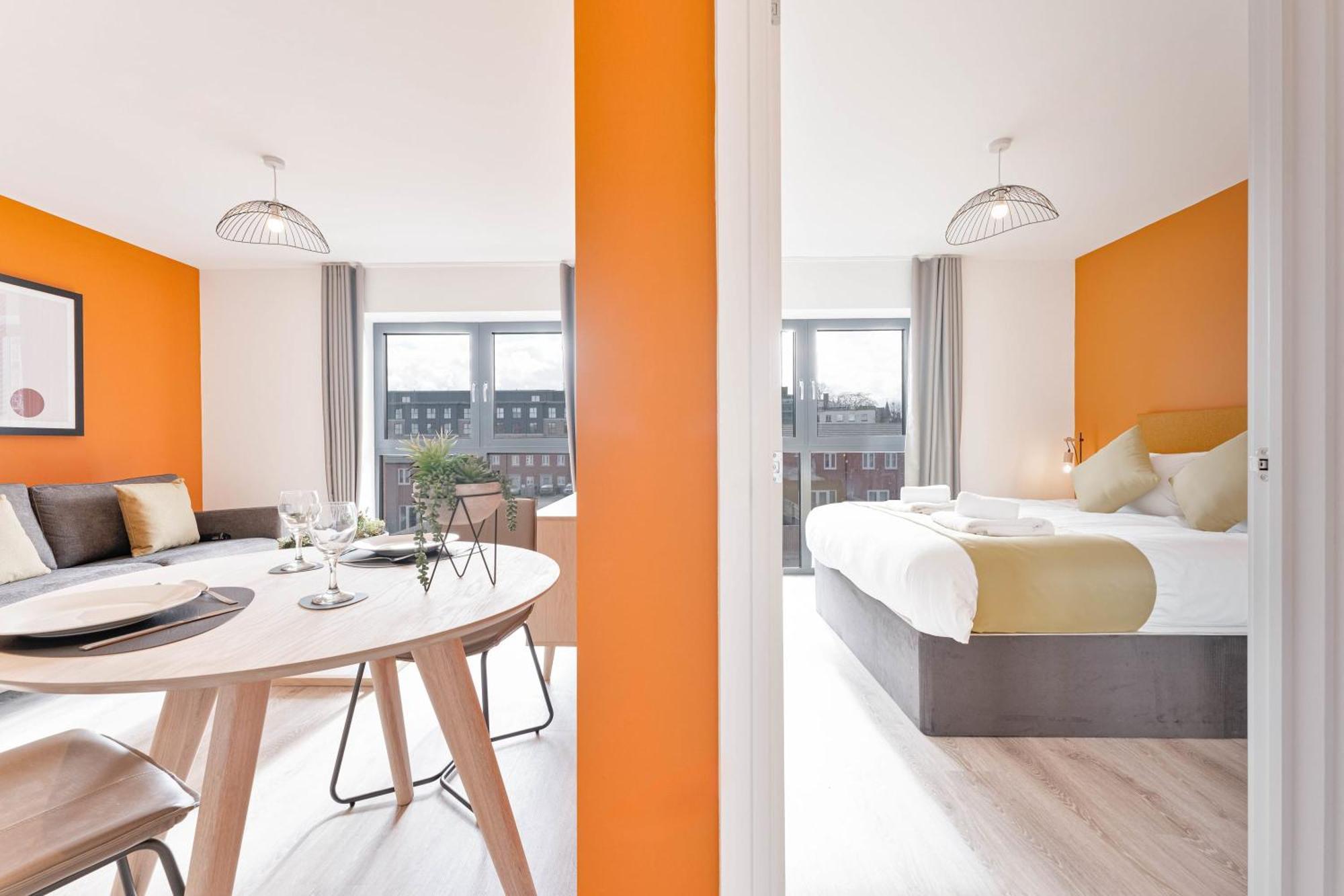 Stayzeni, Hardwick House Derby Modern 1 Bed Flat エクステリア 写真